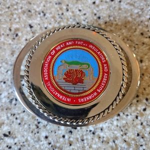 Handmade Custom Stainless Steel Insulators Belt Buckle